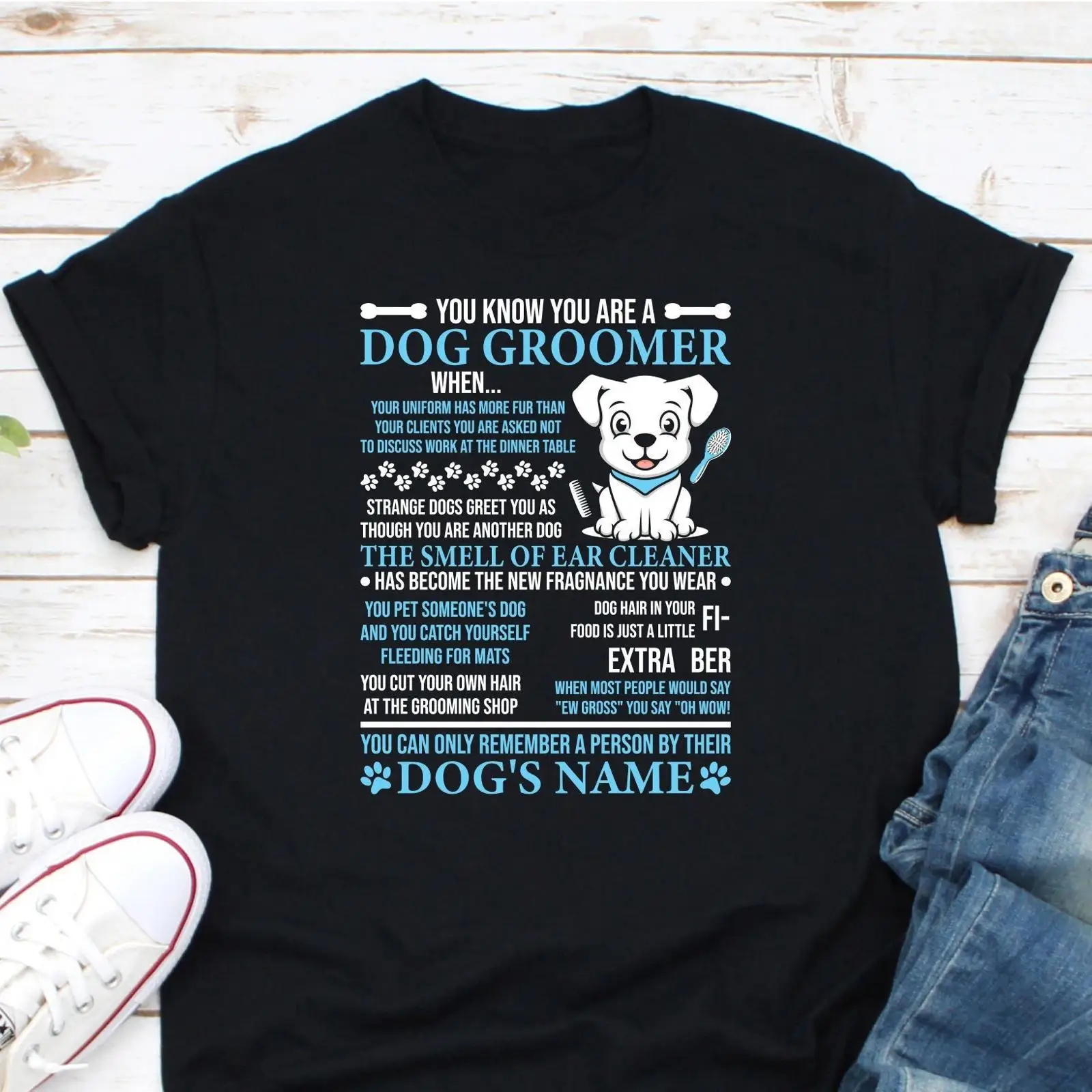 Men'S Grooming Quotes - เสื้อยืดคำพูดตลกๆ สำหรับคนรักสัตว์เลี้ยง ช่างตัดแต่งขนสุนัข คนทำงานดูแลสัตว์เลี้ยง คนรักลูกสุนัข สไตล์วินเทจ