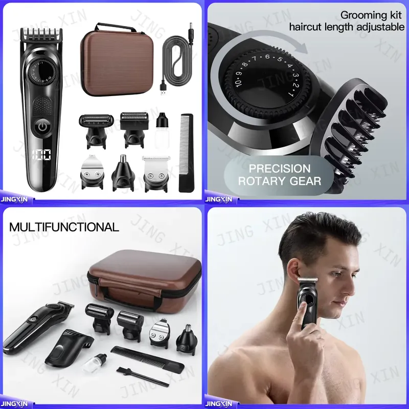 Men'S Grooming Hair Removal - เครื่องตัดแต่งผมไฟฟ้าสำหรับมืออาชีพ รุ่น LM-1832 สำหรับผู้ชาย เครื่องตัดแต่งหนวดเครา เครื่องโกนหนวดและตัดแต่งขนตามร่างกาย