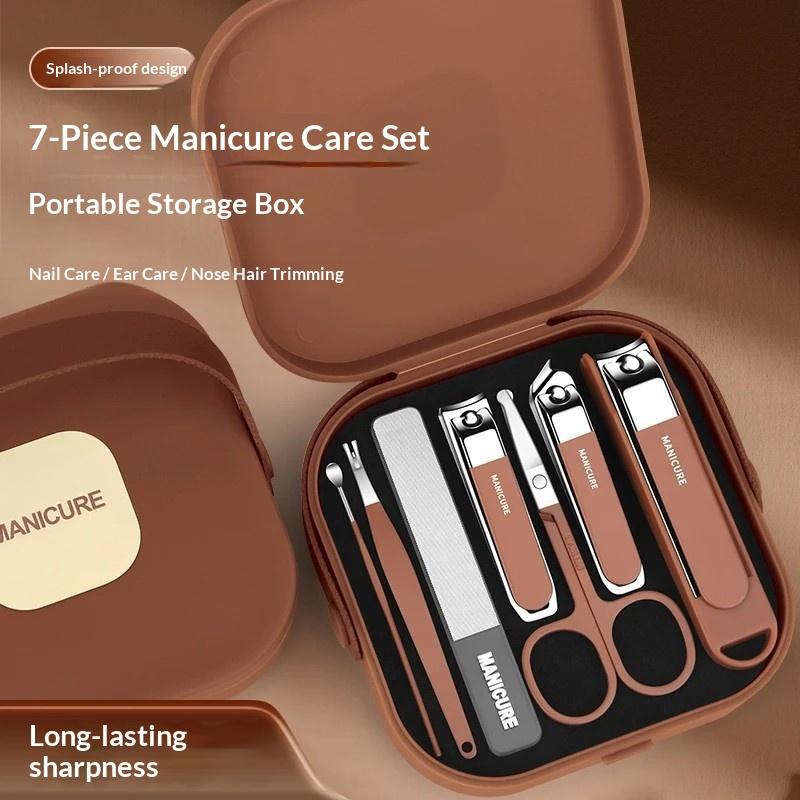 Nail Care Kit Mens - ชุดอุปกรณ์ทำเล็บ 7/8 ชิ้น ชุดตัดเล็บ ตะไบเล็บ และอุปกรณ์ดูแลเล็บ
