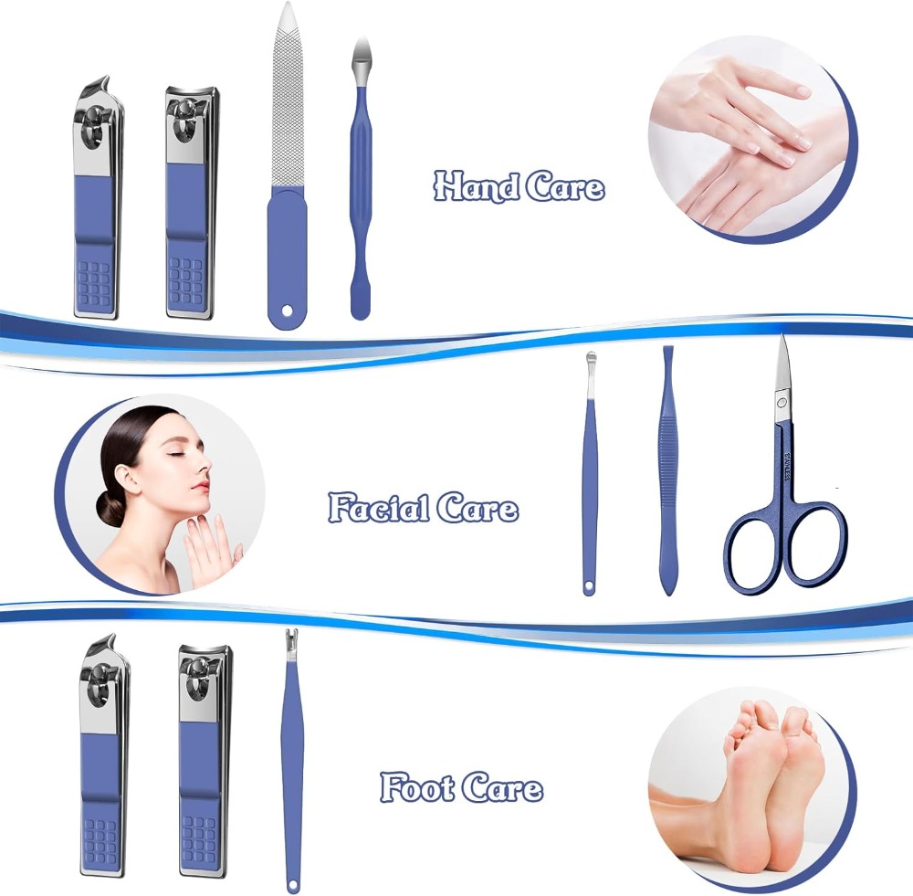 ชุดทำเล็บ 8 in 1, ชุดกรรไกรตัด - Nail Care Kit Mens บทวิจารณ์และราคา