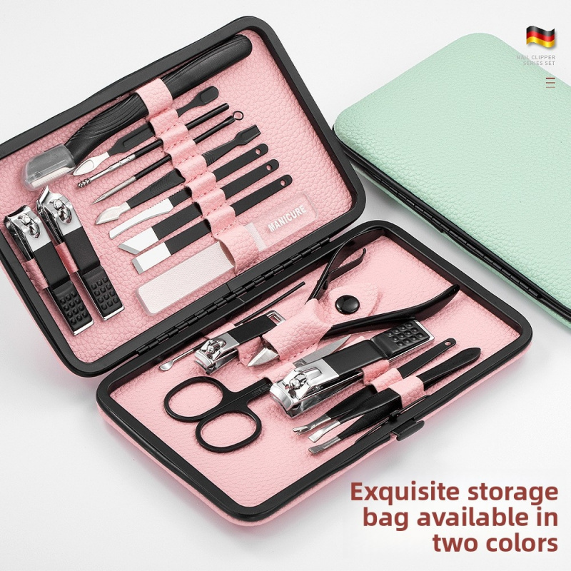 ชุดทำเล็บมือและเล็บเท้า 18 ชิ้ - Nail Care Kit Mens บทวิจารณ์และราคา