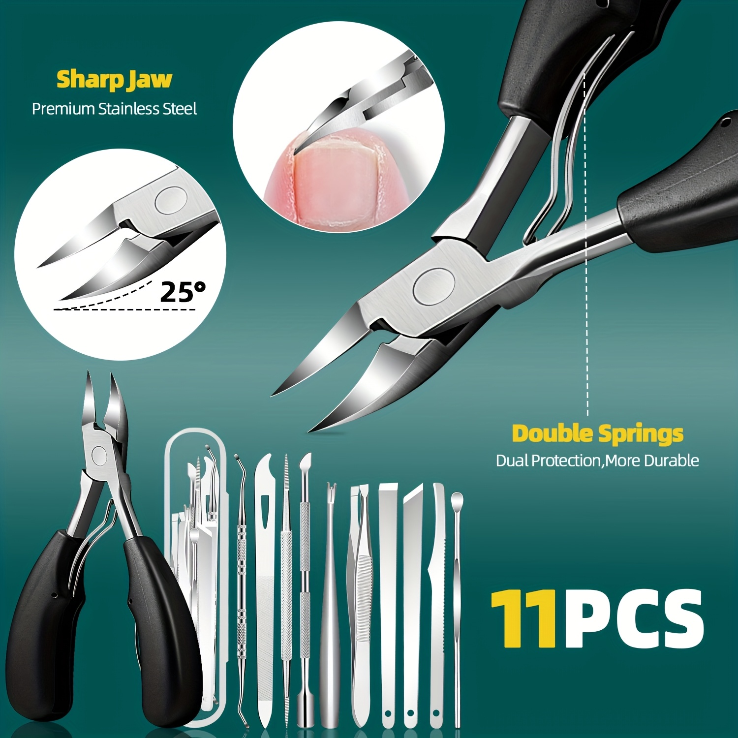 ชุดอุปกรณ์ตัดหนังกำพร้าเล็บเท้ - Nail Care Kit Mens บทวิจารณ์และราคา