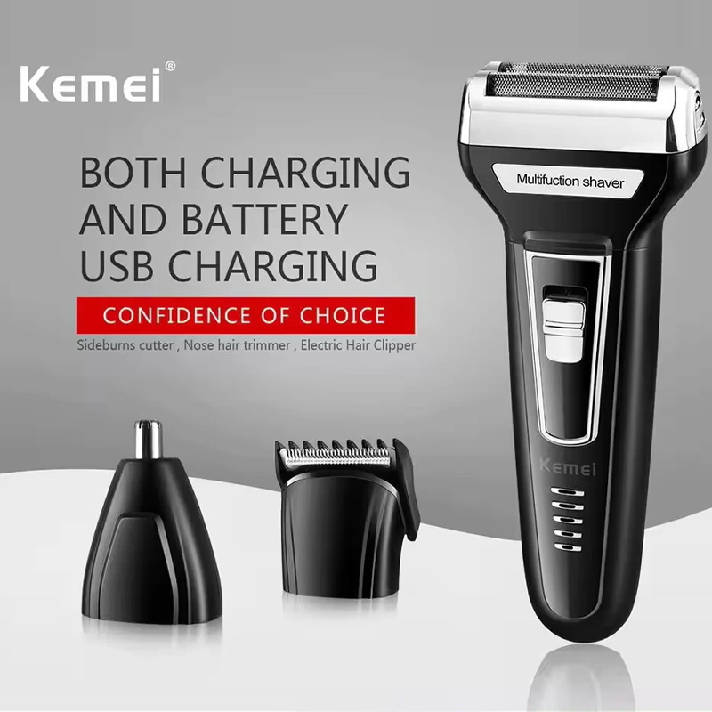 Kemei กันน้ําอเนกประสงค์ 3 In  - Mens Grooming Box บทวิจารณ์และราคา