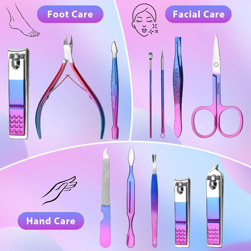 ชุดทำเล็บ กรรไกรตัดเล็บ ชุดดูแ - Nail Care Kit Mens บทวิจารณ์และราคา