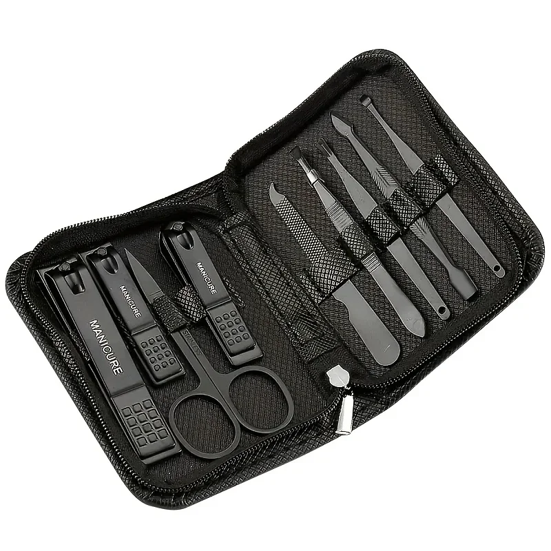 ชุดทำเล็บมือและเล็บเท้า 9 ชิ้น - Nail Care Kit Mens บทวิจารณ์และราคา