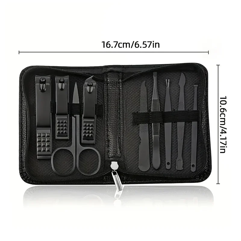 ชุดทำเล็บมือและเล็บเท้า 9 ชิ้น - Nail Care Kit Mens บทวิจารณ์และราคา