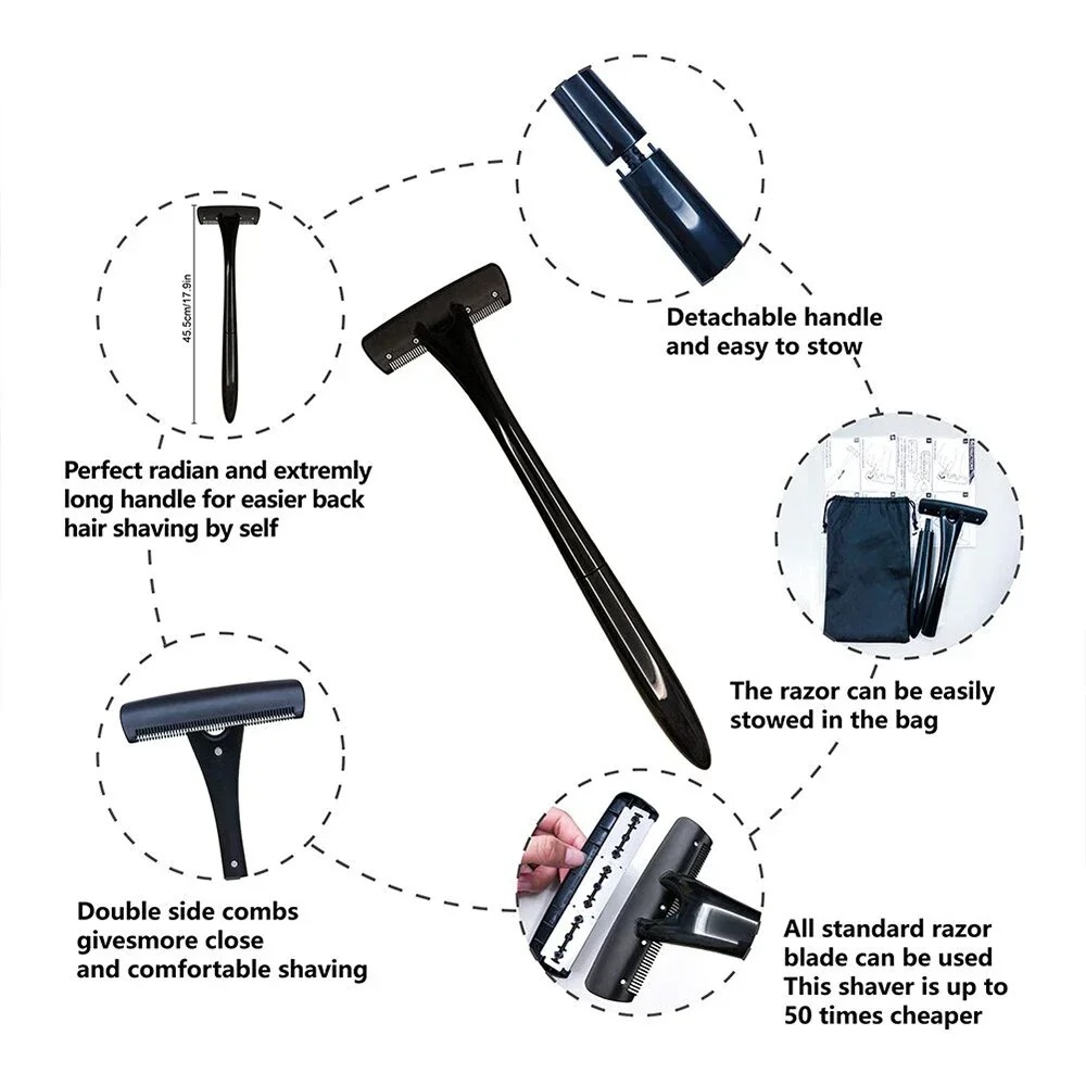 เครื่องโกนขนหลังด้ามยาวสำหรับผ - Men'S Grooming Hair Removal บทวิจารณ์และราคา